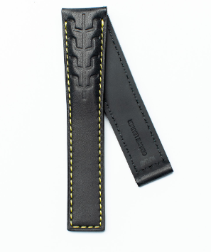 Pulseira de Couro Preta sem Fecho TAG Heuer - FC6487