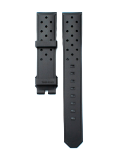 Pulseira de Borracha Preta sem Fivela TAG Heuer - FT8023