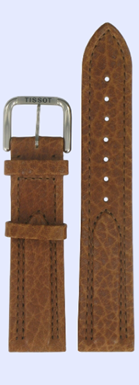 Pulseira de Couro Marrom com Fivela em Aço Tissot - T600013229