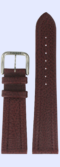 Pulseira de Couro Vermelha com Fivela em Aço Tissot - T600013291