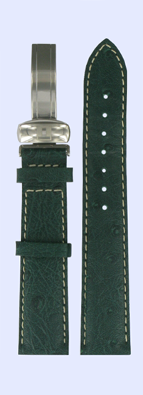 Pulseira de Couro Verde com Fecho em Aço Tissot - T600013325