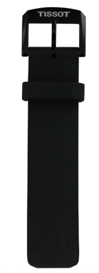 Pulseira de Silicone Preta com Fecho de Alumínio Tissot - T603035436